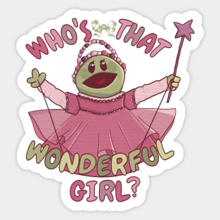 Nanalan who’s that wonderful girl Sticker